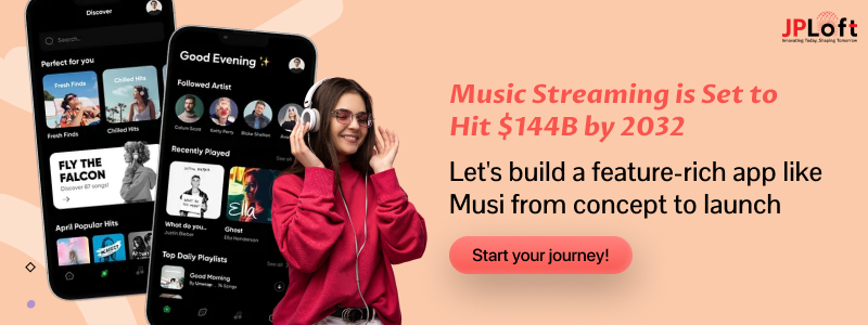 Music Streaming is Set to Hit $144B by 2032 CTA2
